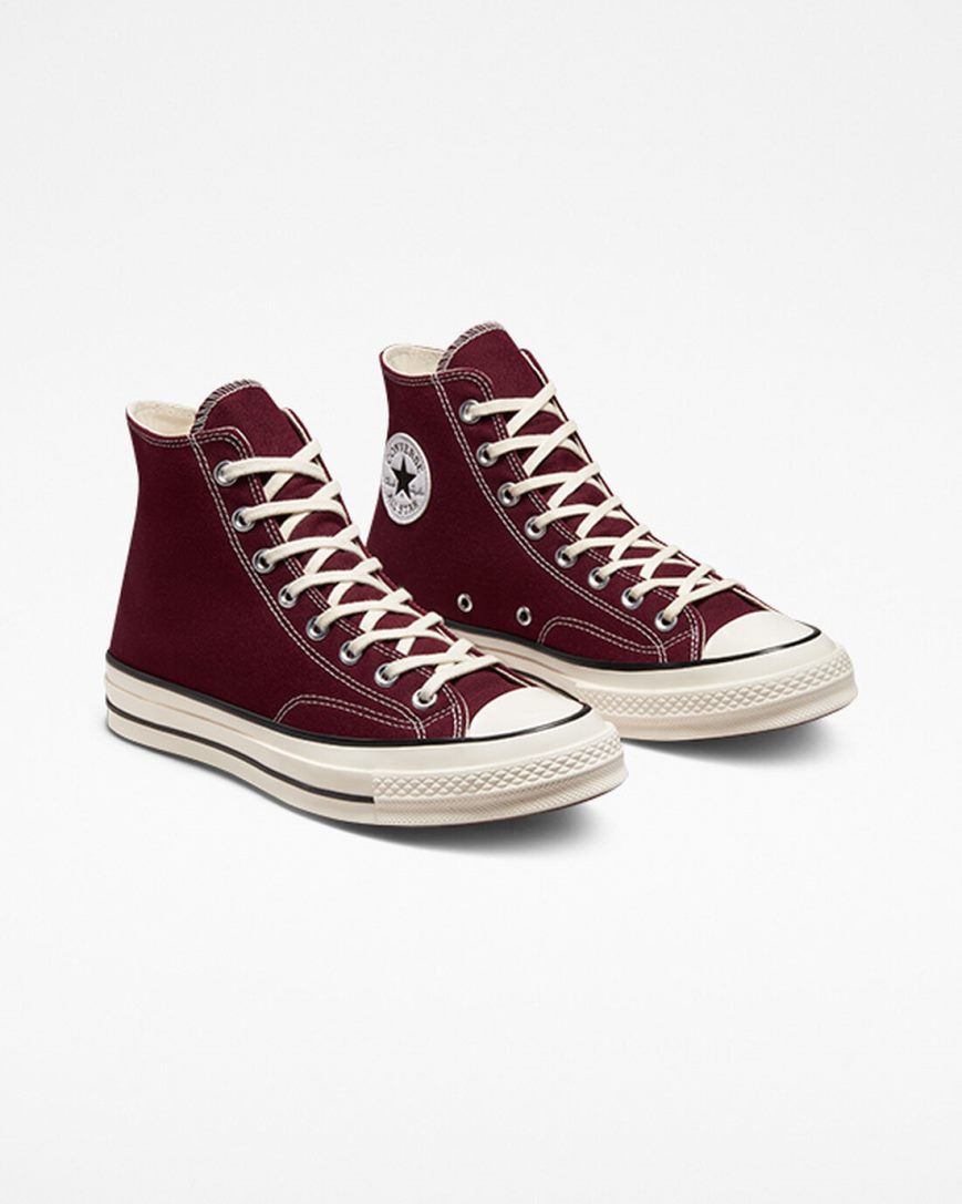 Tenisi Inalti Barbati Converse Chuck 70 Panza Rosii Inchis Negrii | RO WLQTH479